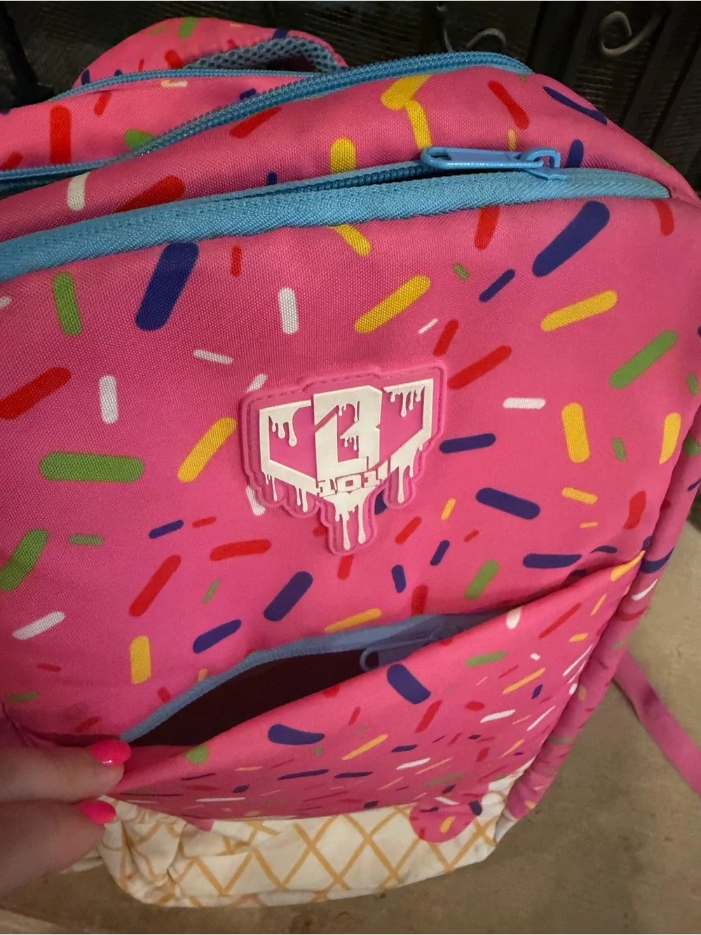 Baseball Lifestyle 101 Ice Cream Sprinkles Backpack